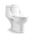 Floor Mounted Water Closets Toilet Seat , White Color, Chinese Round Shape, Size 25 cm