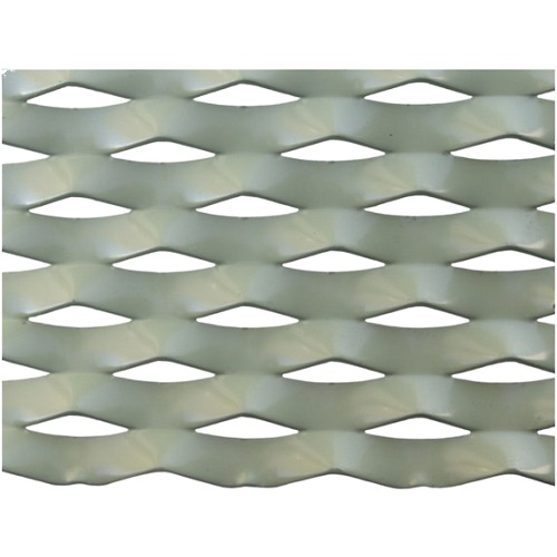 Expanded Metal Stainless Steel 304 Matte Finish Drie Shape, Thickness 2 mm, Width 2.44 M, Length 1 meter | Bait Al-tatawor