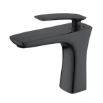 Washbasin Mixer 12.9×17 cm, Black Short