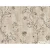 Italian wallpaper floral design 10m x 1.06m, beige, model 44436