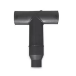 HDPE Segmented Reducing Tee Black Color, Dimensions 225×180 mm, Height 576 mm | Cosmoplast 