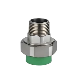 شدة وصل PPR سن خارجي مقاس 63 مم×2 انش، لون اخضر | Cosmoplast