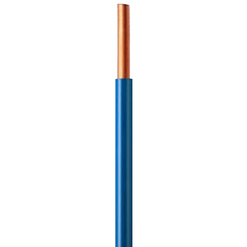 CU/PVC Solid Electric Wire 6mm2, 450/750V, Blue | Jeddah Cables Company