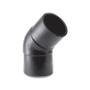 HDPE Elbow 45° Size 125 mm SDR 11 Black | Cosmoplast Factory