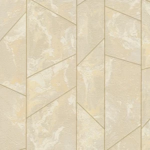 ورق حائط ايطالي هندسي 10 م× 1.06 م، لون بيج، موديل 83643 | شركة بالبيد للديكور