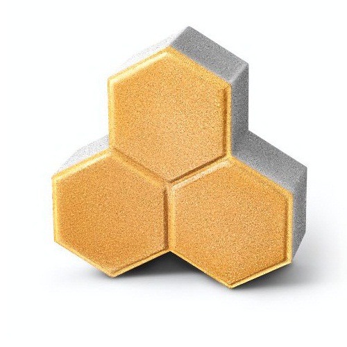 Delta Interlock Paver Tiles Thickness 6 cm Size 177×87×60 mm Tan Color | Almwared Pro