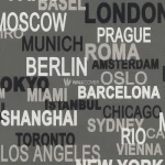 ورق جدران شبابي واطفال لون رمادي داكن، طول 10 م، عرض 0.53 م، موديل 766738 