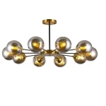 Ceiling Light, 100 cm width, 40 cm height, gold color