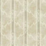 Striped wall decoration, pale beige color, length 10 m, width 0.53 m, model EP6109  