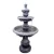 Circular fiber garden fountain, size 114x60 cm, gray color, product number WXF1905683