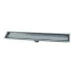 bathroom drain grate, size 60x10 cm, chrome color