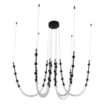 Modern Ceiling Light with Special Design, Size 80 × 200 cm, Gold