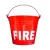 Fire Extinguisher Bucket, Red Colors