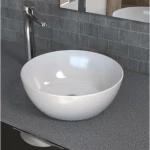 Over Counter Top Wash basin Size 40x40x40 cm, Off White Color | Saudi Ceramics Factory