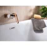 خلاط استحمام، مقاس 33×29×45.5 سم، لون روز جولد