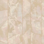 Geometric wall decoration, light beige color, length 10 m, width 1.06 m, model 83641 