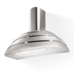 شفاط مثبت على الحائط معدني، قوة شفط 420 م³، عرض 90 سم، أزرار سليد