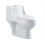 Floor Mounted Water Closet Size 25 cm, Chinese Round Shape, White Color