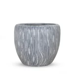 Fiberglass Vase, 45 cm Diameter, 52 cm Height, Blended colors.