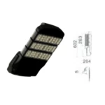 LED street light, Size 602×204 mm, Color temperature 2700-6500K , AL Anwar Factory