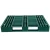 Green HDPE Plastic Pallet, Volume 120x80x15 cm, Model Number N4QEO