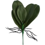 Lagurus artificial decorative plant, green color, size 19 x 9 x 6.5 cm