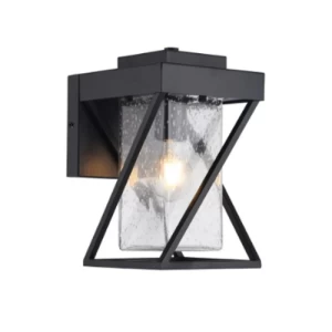 Outdoor Wall Lighting E27, Black Color, Size 17x20x28 cm | 49250