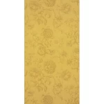 Dutch floral wall Covering, size 10 m x 0.53 m, gold color, model 17815  
