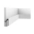Foam Skirting white, Dimensions 230X6.6x1.3 cm, Model CHW1580259