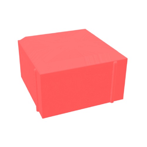 Square Interlock Paver Tiles Thickness 8 cm Size 10×10 cm Red Color | Meyar