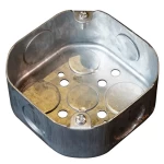 American Octagon Box, Galvanized Steel Size 9x9 cm | Alrouf