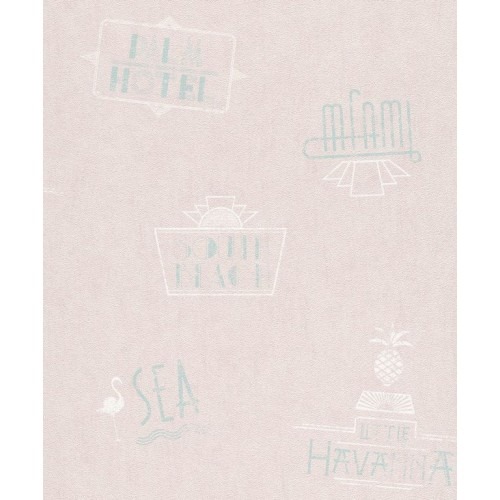 Youth Wall Decoration Pink Color, 10m x 0.53m, Model 476200 | Balbaid Decor Company
