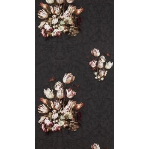 Floral Wall Decoration 10m x 0.53m Dark Gray | Balbaid Decor Company Model 17801