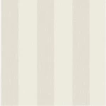 ورق جدران تصميم مقلم لون بيج، طول 10 م، عرض 0.53 م