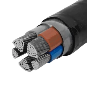 كابل مسلح AL/XLPE/STA/PVC مجدول 4.5 خط 4×500+240 مم 0.6/1 ك.ف 500 متر | بحرة للكابلات