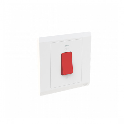 Air Conditioning Switch 45 Amp 7x7 cm White Color | Green Home Trading