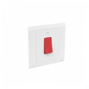 Air Conditioning Switch 45 Amp 7x7 cm White Color | Green Home Trading