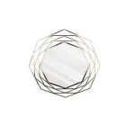Classic decorative mirror, size 85.5×85.5 cm, gold color