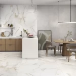 ارضيات بورسلان مقاس 150×75 سم، لون لؤلؤي، موديل فيرو