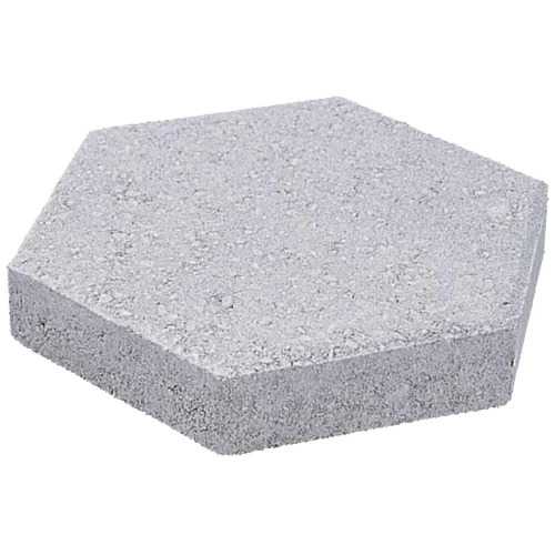 HEXAGON Interlock Tiles 198x198x60 mm, Light Gray | Opal United Factory For Concrete Products