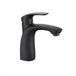 Lima Bathroom Washbasin Mixer , Black Color
