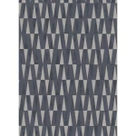 German Wall Covering, Black Color, Length 10 m, Width 0.53 m, Model 10061-15