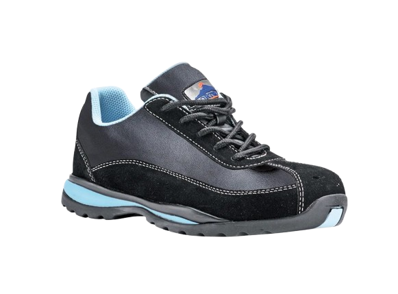 Safety Training Shoes Size 42 Rubber Slip-Resistant Black for Women | Reda Safe