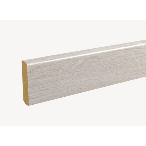 Kronofix Wooden Skirting 260x8x1.6 cm Light Grey, Model 234762 | Abyat Company