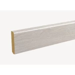 Kronofix wooden skirting, light grey, size 260x8x1.6 cm, model 234762