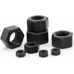  Hexagonal Nut    Size 7/8 inch Black Color ASTM A325