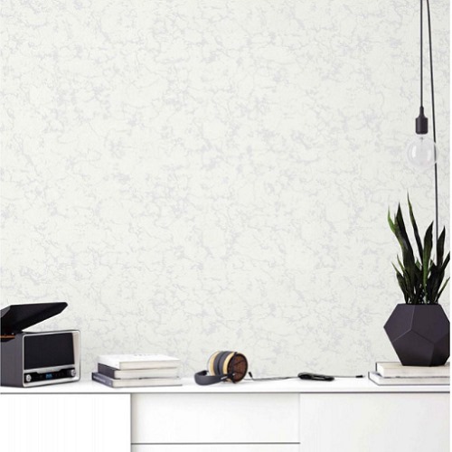 Patterned Wallpaper 15.6m x 100cm Light Beige with Gray Veins | Luxury line