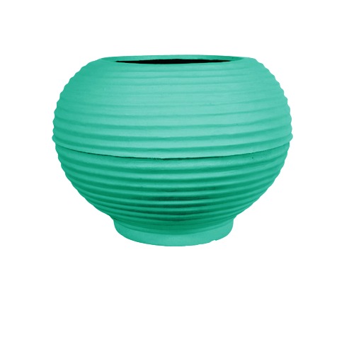 Plastic Transplant Pot Large Circular 63x46 cm Baby Blue | Al Zamil Tanks