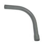 Upvc Plastic Elbow Long Radius 30°, Size 8 inch, Gray | Bahra Cables 