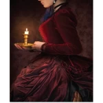 PVC substitute for Chinese marble, size 300 x 122 cm, rectangular shape, printed in red color